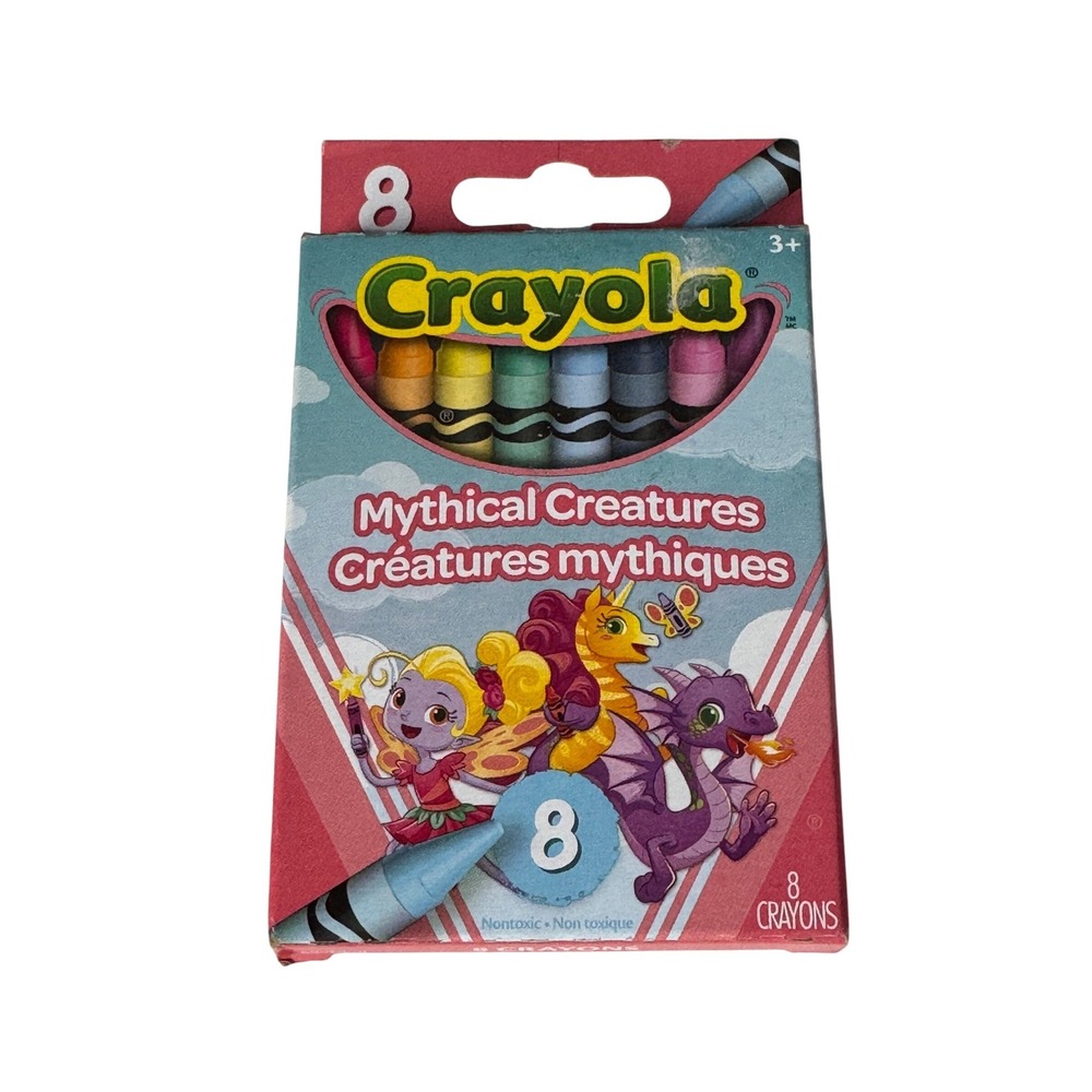 Crayola Mythical Creatures 8 Count Crayons Pick-Your-Pack Fantasy Art 520581 New